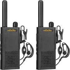 Long Range Walkie Talkie 2 Set 50 Mile Two Way Radio Charge Headset Waterproof