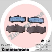 Zimmermann BremsbeläGe Bremsbelegsatz Vorne FüR Porsche 911