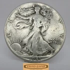 1941 Walking Liberty Half Dollar, 90% Silver - #C58471NQ