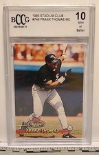 1993 Stadium Club Member's Choice Frank Thomas #746 BCCG 10 MINT White Sox