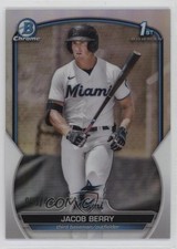 2023 Bowman Chrome Prospects Refractor 55/499 Jacob Berry #BCP-108 0m4q