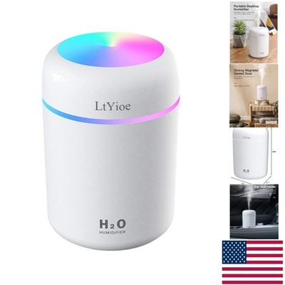 Portable Cool Mist Humidifier - Ultrasonic, 2 Modes, Quiet Operation, White