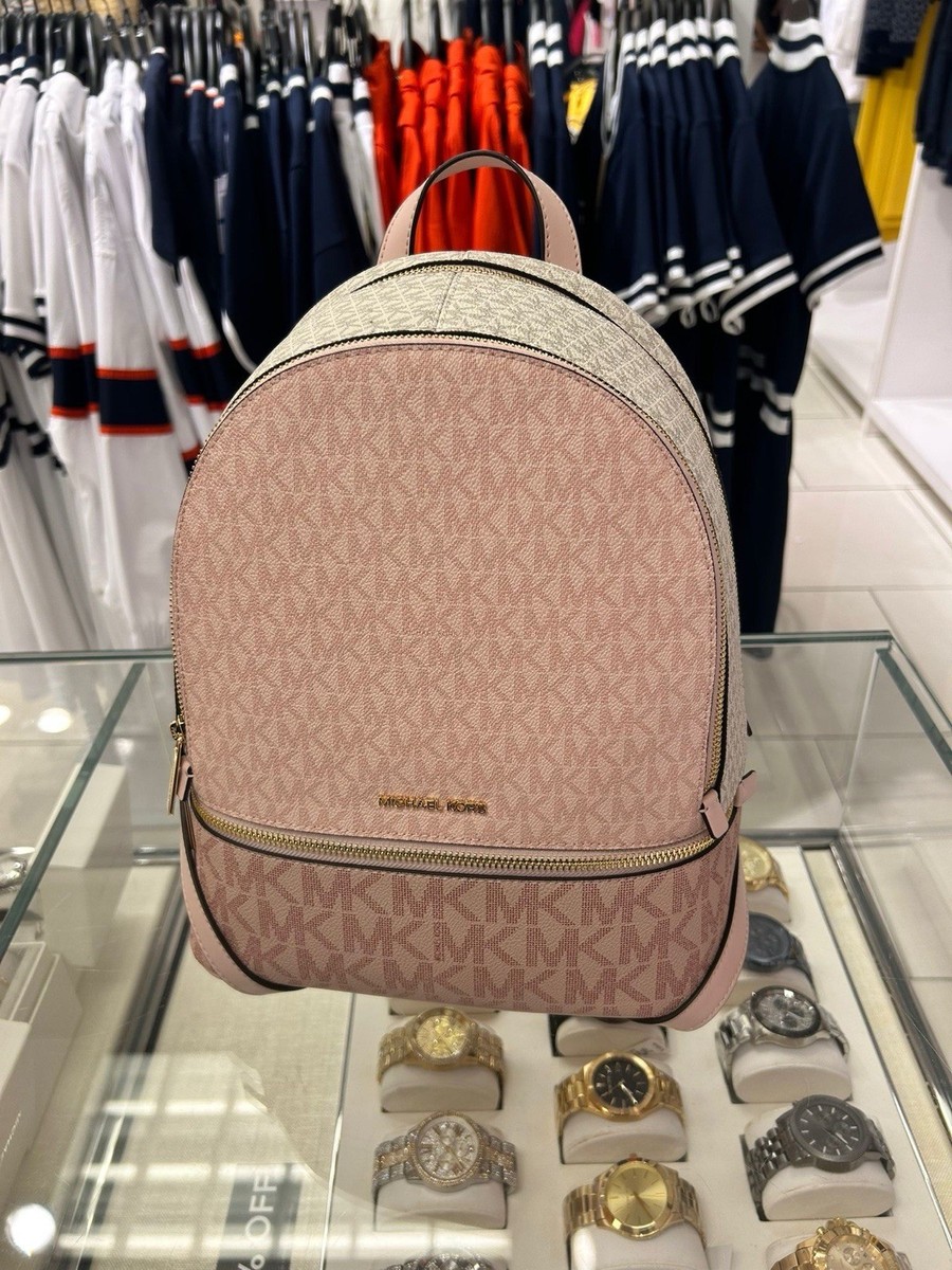 Michael Kors MK Rhea Medium Color-Block Signature Logo  display picture 1