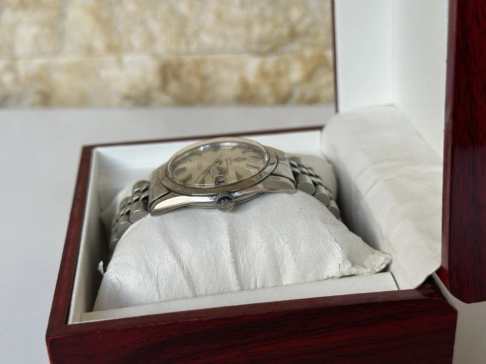 Reloj Sandoz Aquaplane Vintage Años 60 Automático 25 Joyas Fecha 36mm Caballeros Suizo Foto 4 de 4