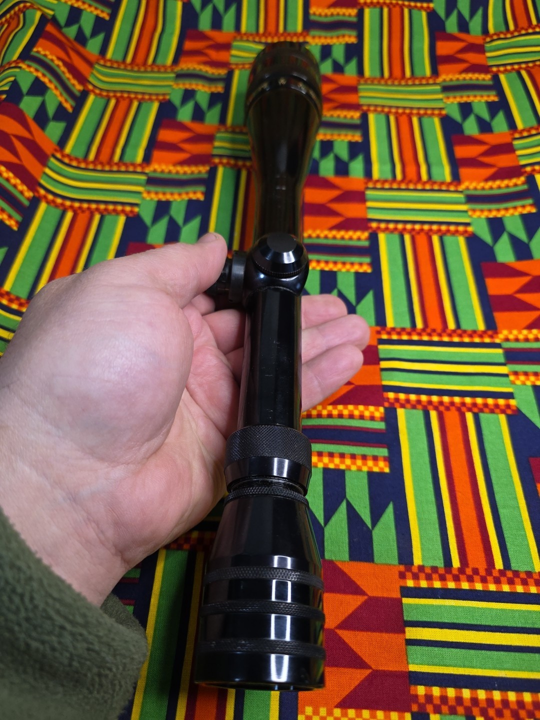 VINTAGE REDFIELD 6-18X ACCU-RANGE 600 GLOSS RIFLE SCOPE WITH AO TARGET RETICLE 