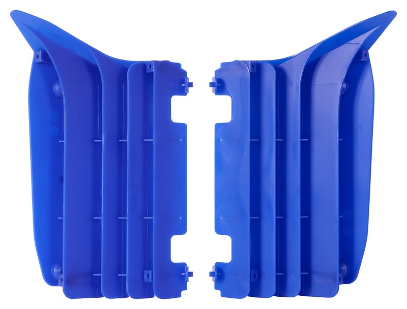 Cache radiateur POLISPORT bleu pour moto Yamaha YZ125 et YZ250