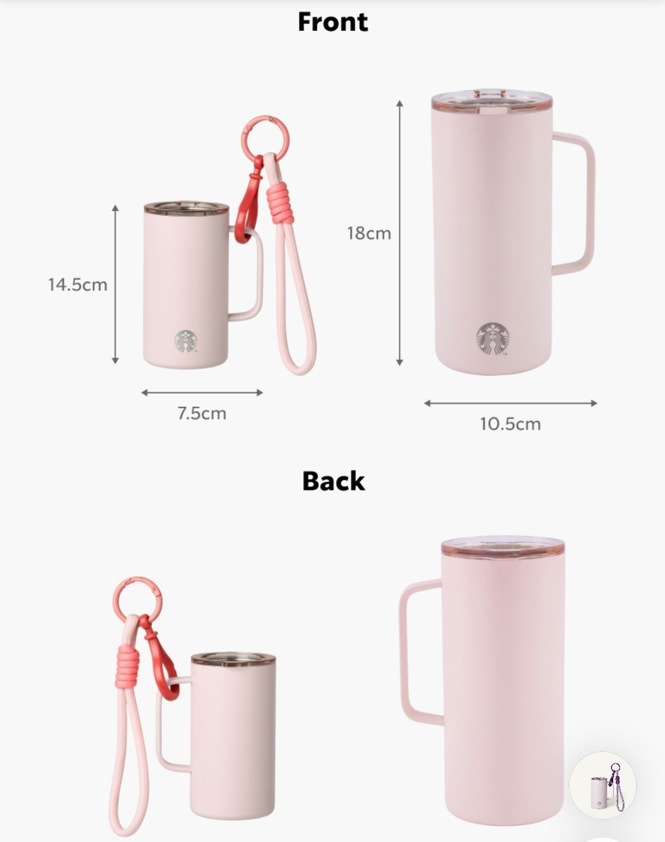 Starbucks Korea SS Mini Tank Tumbler Set (3p ) 133mInsulated Cup
