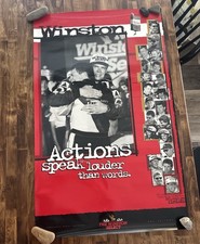 Vintage 1996 NASCAR Charlotte Motor Speedway Poster 39x24 Inches