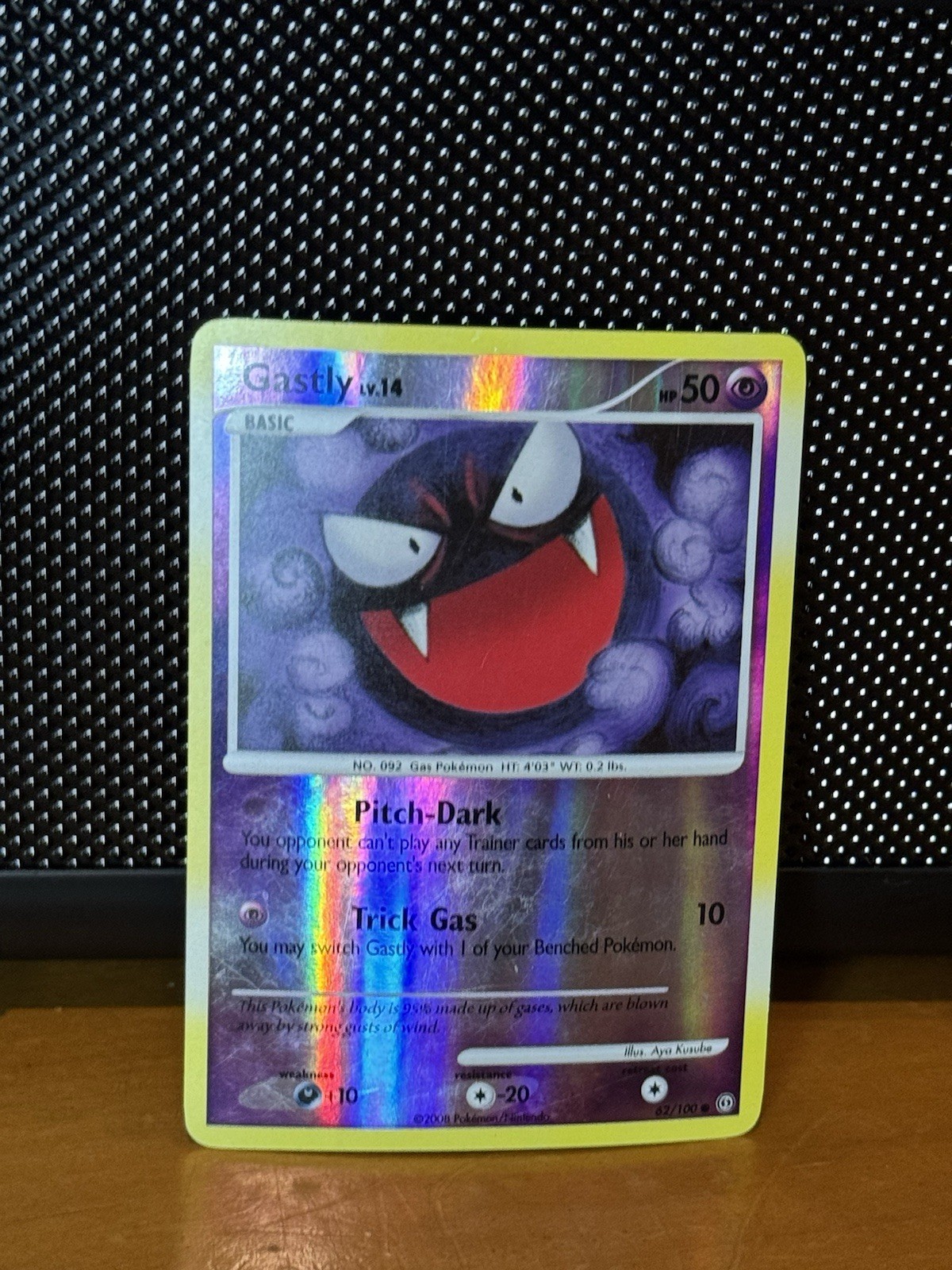 Gastly 62/100 Stormfront Reverse Holo LP-
