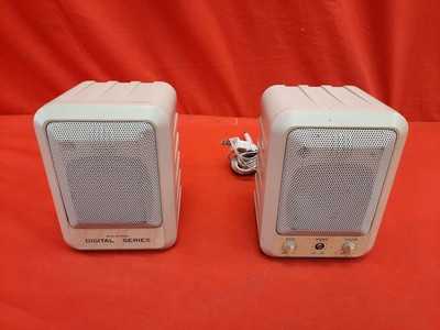 Hi-Fi Stereo Digital Series Desktop Laptop PC Computer Speakers White 9678