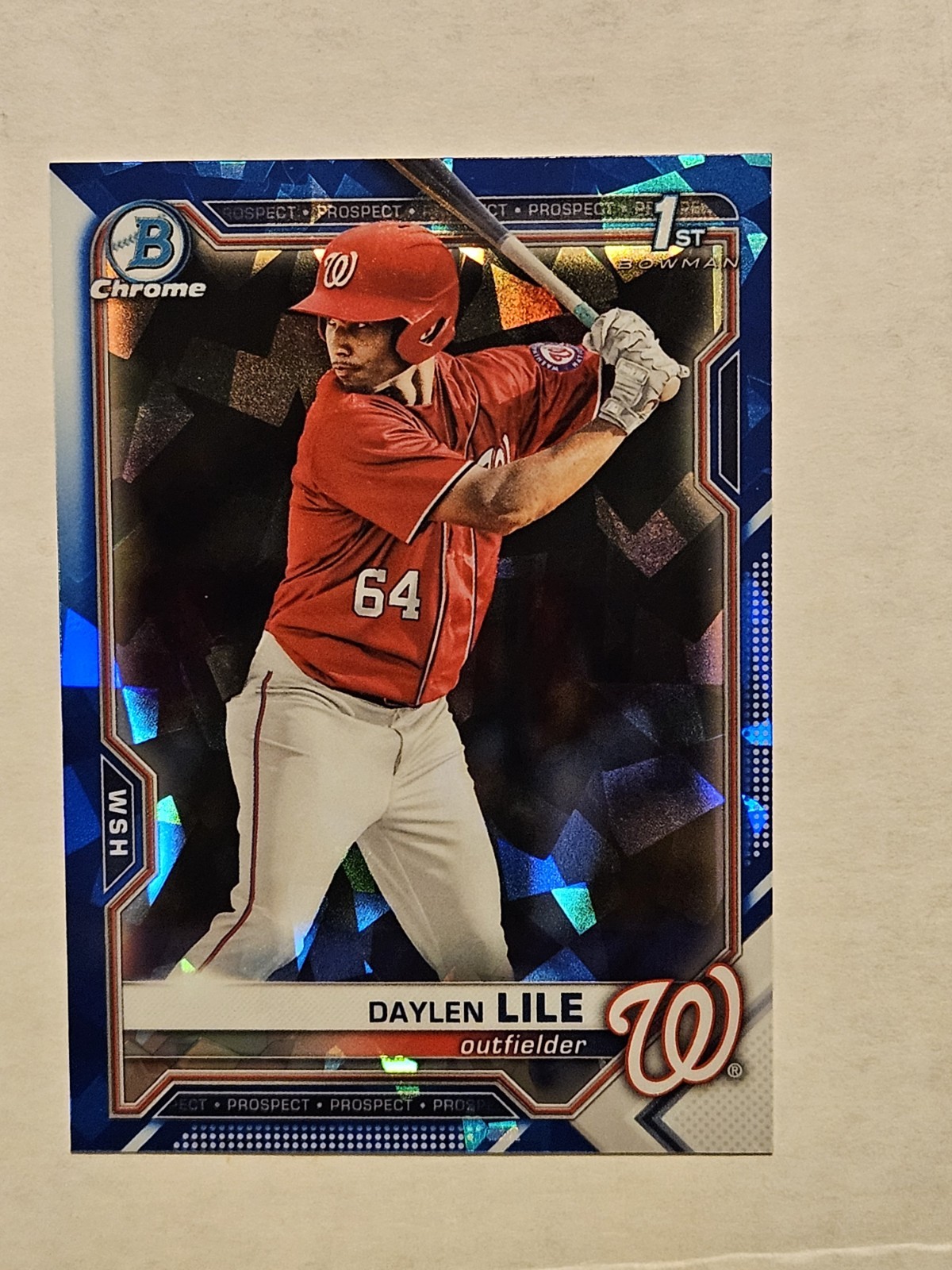 2021 Bowman Chrome Draft Sapphire Edition - Daylen Lile #BDC-18 (RC)
