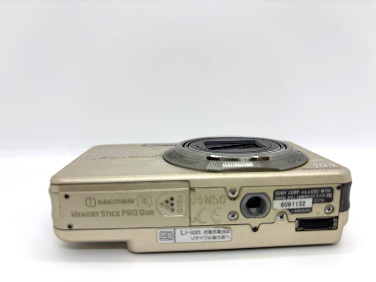 Sony Cyber-shot DSC-W170 Digital Camera Gold Used Tested