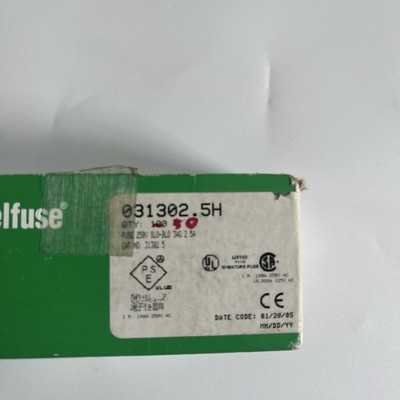 LITTELFUSE 031302.5H  Fuse 250V SL0-BL0 3AG 2 5A lot of 50