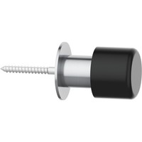 Fsb TüRstopper Wand 60Mm Zum Schrauben TüRpuffer Gummi Stopper, Edelstahl Matt