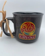 H.E.B. CAFE OLE Coffee Mug Houston Blend 20oz Speckle Ceramic Large Cup B77