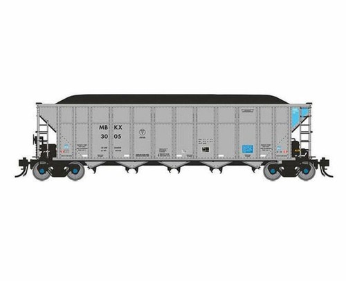 Tolva de carbón Rapido Trains 169039 HO MBKX Autoflood III RD #2 (paquete de 6) | Zustand: New
