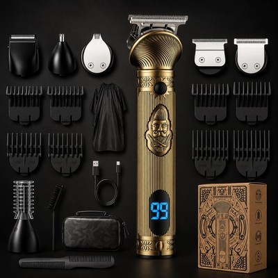 Beard Trimmer for Men, Electric Razor Shavers for Men w/Case