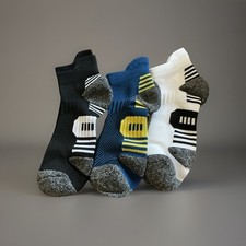 Men  s Ankle Socks 3 Pack Athletic Cushioned Running Gym Workout Breathable