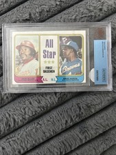 1974 Topps - All Star First Basemen Hank Aaron, Dick Allen #332
