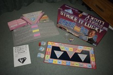 Vintage Strike It Lucky ITV Quiz Family Board Game Parker 1988 Complete 1988