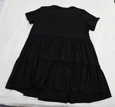Nicole Miller New York Womens Plus Size Blouse Size 3X Black USA Made NWT