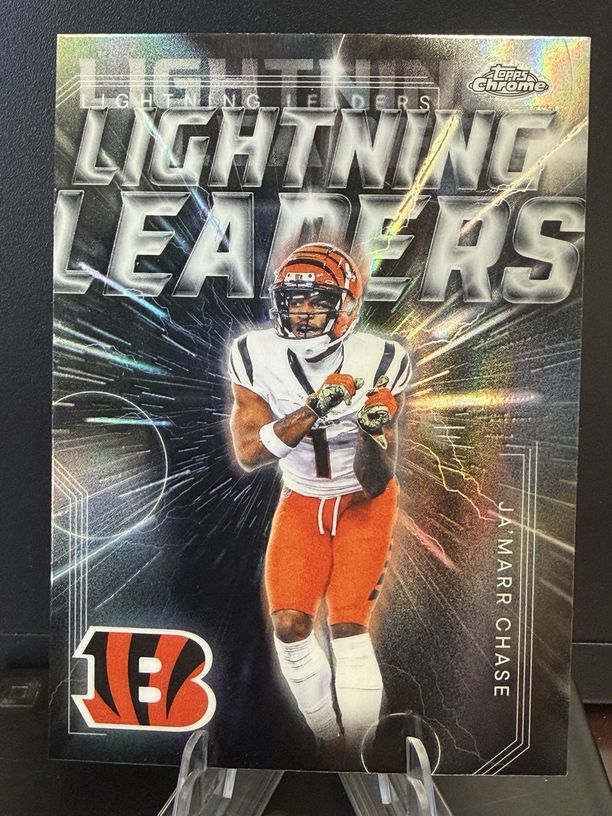 2025 Topps Chrome Lightning Leaders Ja’Marr Chase #LL-11 CASE HIT SSP Bengals