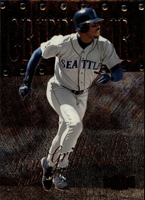 KEN GRIFFEY JR. ~ 1999 Fleer Metal Universe Baseball Card #95