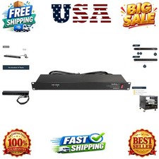 8 Outlet Horizontal 1U Rack Mount PDU Power Strip for Network Server Racks - ...