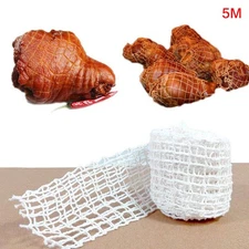 1 roll  5m Meat Netting Roll Elastic Ham Net Meat Cooking Net Cover Kitchen Tool