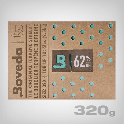Boveda 62% XXL 320g Curing Pack - 2-Wege Befeuchter für Kräuter, schimmelfrei
