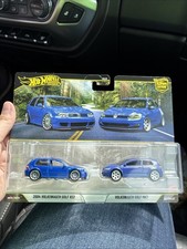 2026 Hot Wheels Premium 2-Pack 2004 Volkswagen Golf R32  Golf MK7   Ships Fast
