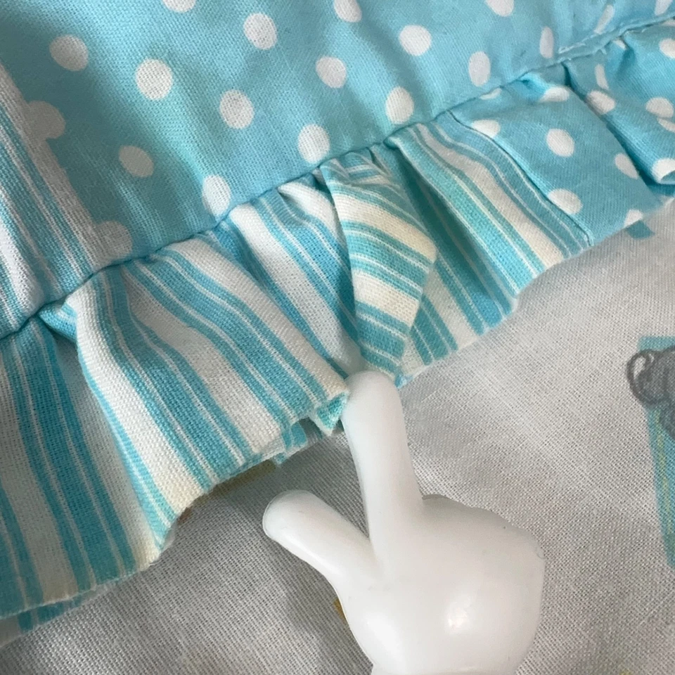 Vintage Baby Looney Tunes Blanket 3D Bugs Bunny Taz Tasmanian Devil Tweet - Image 3 of 4