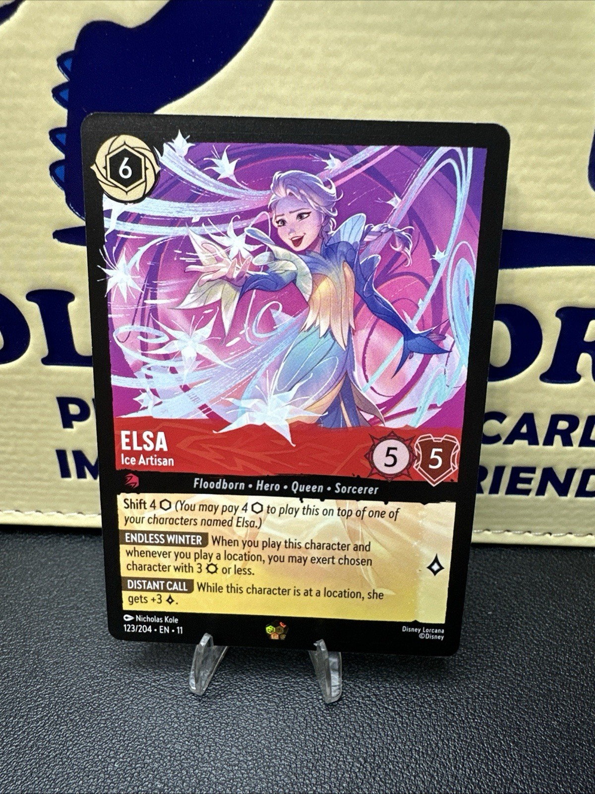 Elsa - Ice Artisan 123/204 Winterspell Regular Legendary Lorcana