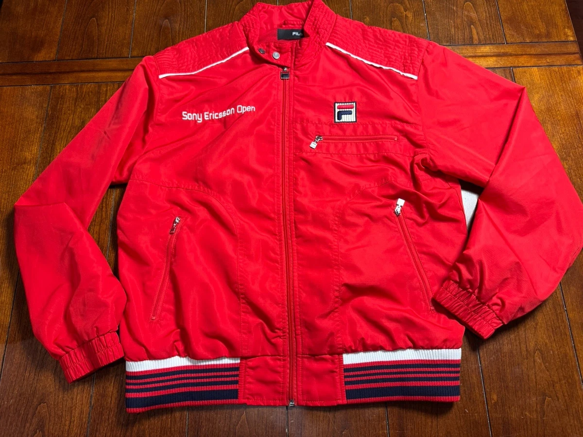 Veste de tennis homme Fila Bjorn Borg coloris rouge, noir ou marine