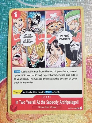 In Two Years!! At the Sabaody Archipelago!! [Romance Dawn] Near Mint