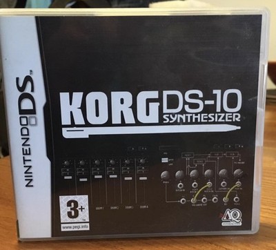 Korg DS 10 Synthesizer Nintendo DS UK PAL DSI 2DS 3DS XL LITE Handbuch Musik CIB