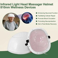 810nm Infrared Brain Helmet Cap for Neuroprotection  Synaptic Function Support