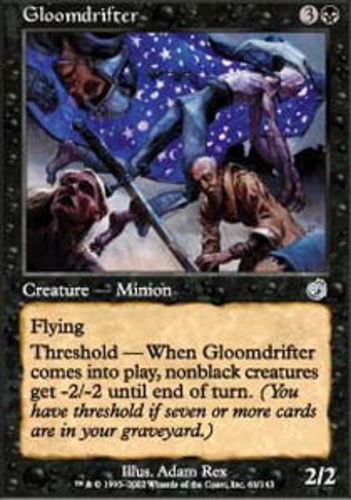 1x Gloomdrifter - Foil Moderate Play MTG Magic - Kid Icarus -