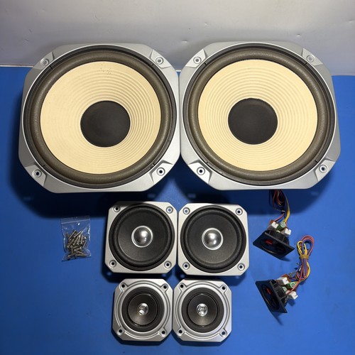 Kenwood JL-650W Speaker Driver Set Woofer Mid Tweeter Pair Tested Working