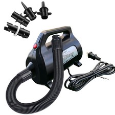600W Electric Air Pump for Inflatable Gymnastics Mat Air Bed Pool Toy Raft Bo...