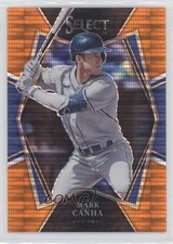 2022 Panini Select Premier Level Orange Pulsar Prizm 12/16 Mark Canha #148 0o87