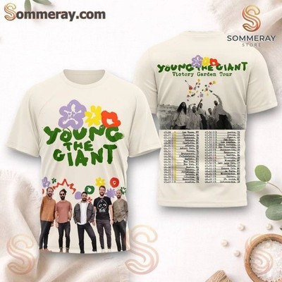 Young The Giant Victory Garden Tour 2026 T Shirt Full Size S-5XL