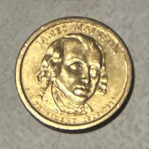 2007-P James Madison Presidential $1 Coin Philadelphia Business Strike KM#414