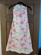 LILLY PULITZER STRAPLESS SABRINA MANGO MAMA DRESS SIZE 2