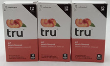 Tru Gut Peach Flavored 12 Sticks Exp. 12/2026 X3