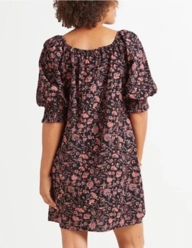 Vestido túnica floral cuello cuadrado Roan + Ryan Scarlett talla pequeña Boho Fairy - Imagen 4 de 12