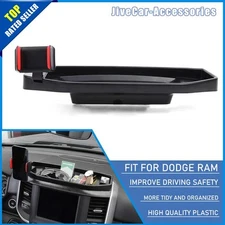 Car Console Dash Phone Bracket Mount Holder Storage Box Tray For Dodge RAM 2018+