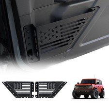 Front Door Storage Pockets for Ford Bronco 2021 2022 2023 2024 2025, Aluminum...
