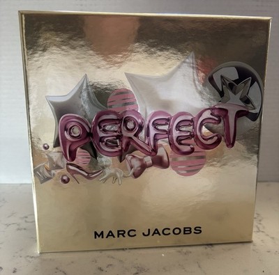 Marc Jacobs Perfect Perfume Gift Set 3.4oz + Travel Spray New Sealed