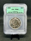 1964 90% Silver Proof Kennedy Half Dollar ICG PR66 Graded!